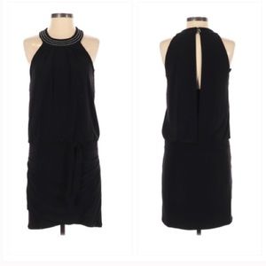 White House Black Market Blouson Sexy Little Black Dress - XS